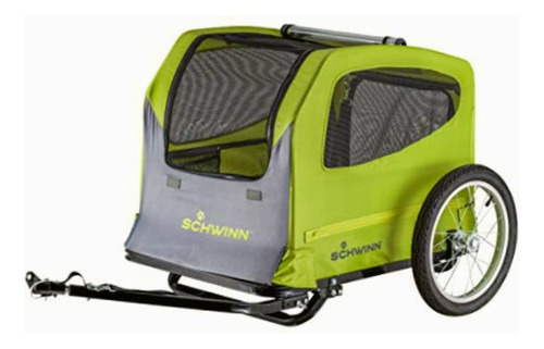 Schwinn Rascal Bike Remolque Para Mascotas, Para Perros Color Verde