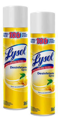 Desinfectante Spray Lysol 2 Uni