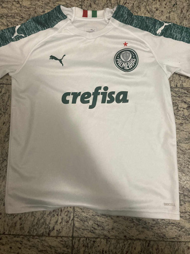 Camisa Palmeiras 2019 Branca Usada 12 Anos adidas C Nome