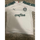 Camisa Palmeiras 2019 Branca Usada 12 Anos adidas C Nome