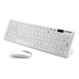 Kit Combo Teclado Inalámbrico Suave Mouse Optico Usb