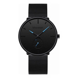 P Elegante, Minimalista, Esfera De Malla, Reloj Mas