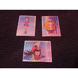 Figuritas Dragon Ball 3 Unidades Hologramas  Impecables