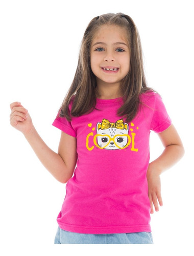 Camiseta T-shirt Babylook Feminina Infantil/juvenil Meninas 