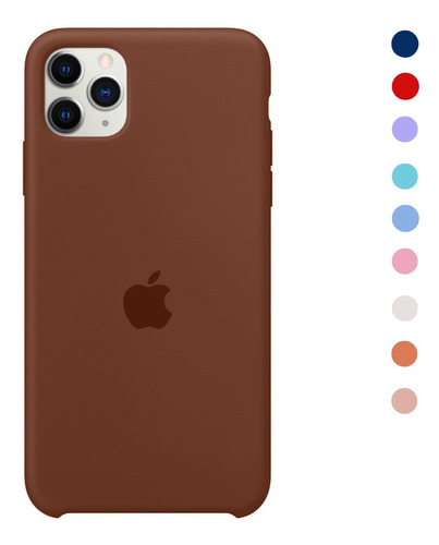 Case Capinha Em Silicone Cores Aveludada Para iPhone 11pro