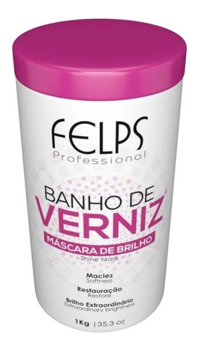 Felps Profissional Xmix Banho De Verniz Máscara Capilar 1kg