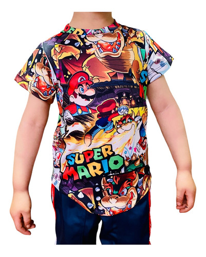 Camisetas Cómics Sublimadas Para Niño