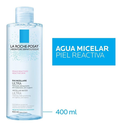 Agua Micelar La Roche-posay Ultra Pieles Reactivas 400ml
