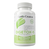 Earth's Creation | Digetox-5 Digestive | 150mg | 60 Capsules