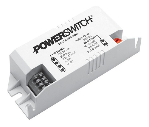 Fuente Switching Driver 25w 2a 12v Ip20 Interior Powerswitch