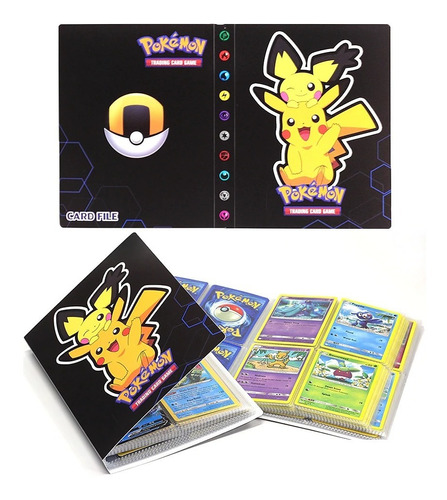 Cartas Pokemon Tcg Album Coleccionador + Sobre Regalo