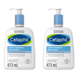 Combo X2 Cetaphil Loción Limpiadora Piel Sensible 473 Ml