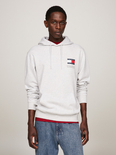 Polerón Hoodie Essential Gris Tommy Jeans