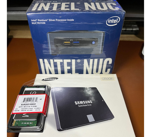 Intel Nuc Pentium Nuc7pjyhn 8gb Ram 256gb Ssd En Caja 