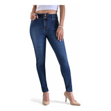 Jeans De Dama Super Moderno Diseño Bolsas Mezclilla Premium 
