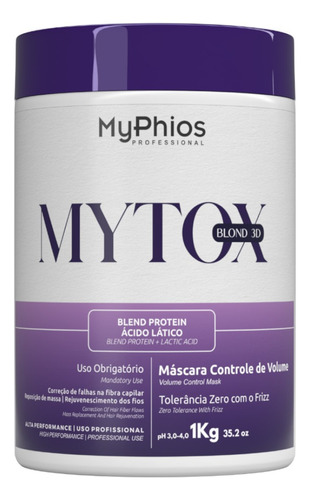 Myphios Blond Botox Antifrizz 1 L