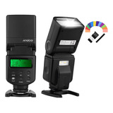 Flash Speedlight Andoer Gn40 Universal Com Led Canon Nikon 