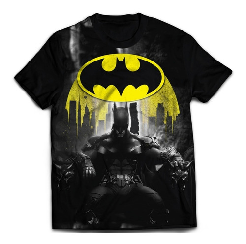 Camisa Camiseta Batman On Throne Dc Comics Animes Games