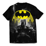 Camisa Camiseta Batman On Throne Dc Comics Animes Games