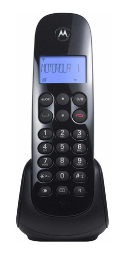 Telefone Sem Fio Motorola Moto700 Preto Com Id/ Chamada