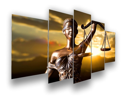 Quadro Decorativo Direito Justiça Sala Escritório Advocacia