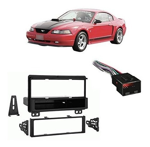 Se Adapta Ford Mustang 2001-2003 Individual Din Estéreo Arné