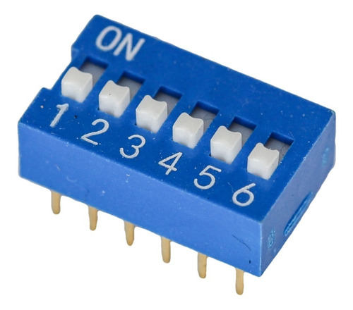 2u Dip Switch 6 Posiciones Llaves Interruptores Arduino Htec