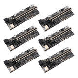 Paquete De 6 Tarjetas Riser Pcie Riser, Extensión Gráfica De