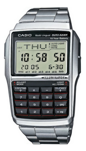 Relógio Casio Dbc-32 D Databank 25 Tel Calculadora 5 Alarmes