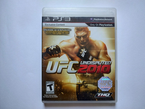 Ufc Undisputed 2010 Original Para Ps3 Fisico