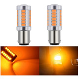 2 Bombillos Led Direccional Ambar 1141-1157 Un Contacto