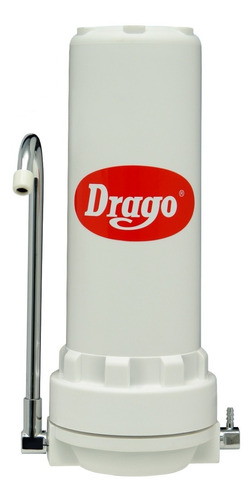 Purificador Filtro De Agua Drago Mp70 Sobre Mesada 12000 Lts