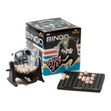 Juego De Bingo Bolillero Cristal Familiar Cartones Loteria