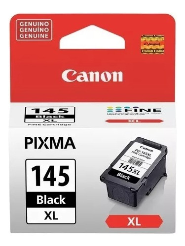 Tinta Canon 145 Xl Black Original Alto Rendimiento Factura