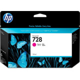  Tinta Hp Lf 728 Designjet Magenta 130ml