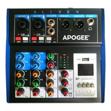 Consola Apogee Alive 4 Mixer De 4 Ch Con Reproductor Usb Bt