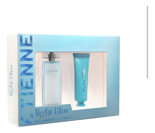 Set Etienne Light Blue Perfum 55 Ml + Crema De Manos 50 Ml