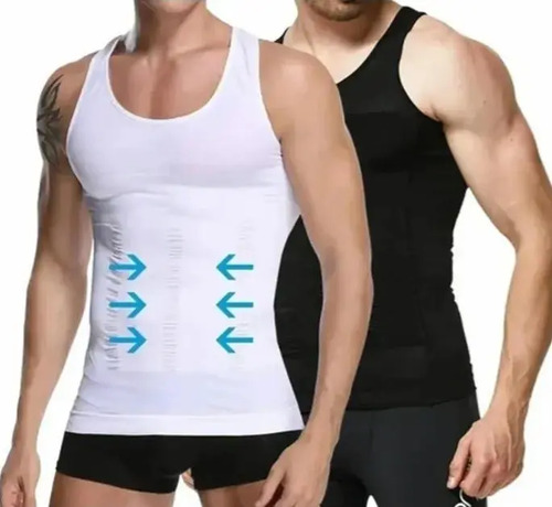 Camiseta Tipo Faja De Compresión Para Hombre, 2 Piezas | Meses sin interés