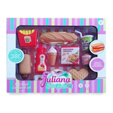 Set Fast Food Sandwich Juliana Encastre 