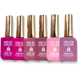 Coleção Nova Conexão Esmalte Helen Color 6un Rosa 