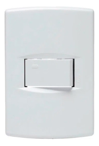 Llave De Luz Armada De Punto Combinado Sica Life Blanco X10