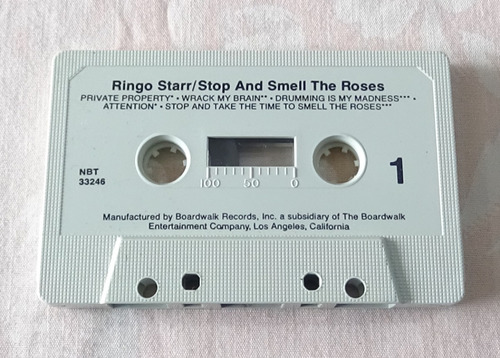 Ringo Starr Stop And Smell The Roses Tape Cassette 1981 