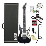 Esp Eiimr7blk M Series Mr Seven - Guitarra Eléctrica De 7 .