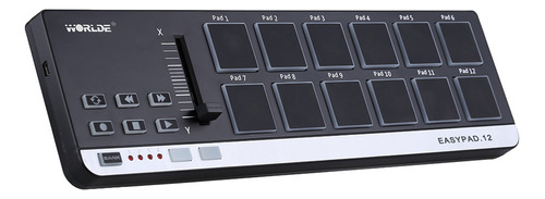 Controlador Midi Mini Midi Worlde Easypad.12 Portátil