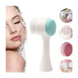 Escova Limpeza Facial 2 Em 1  Massagem Esponja Skin Care