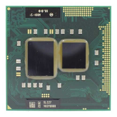 Procesador De Cpu Core I5 480 M, 2,66 Ghz, 3 M, Socket G1 Sl