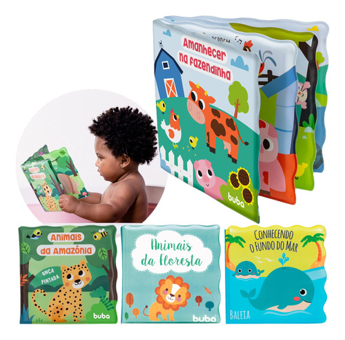 Livrinho Educativo Hora Do Banho Livro Buba - Vários Temas