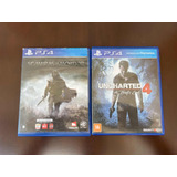 Jogos Ps4 (uncharted 4 ,terra-media Sombras De Mordor)