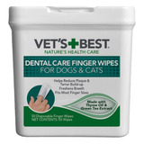 Vet's Best Toallitas Para Dedos De Cuidado Dental | Reduce