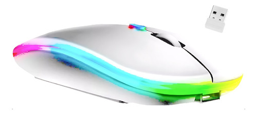 Mouse Sem Fio Wireless Recarregável Rgb Gamer Led Dpi Hmasto